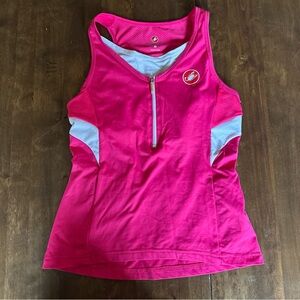 Castelli Regina Size Large Tank Top Cycling Biking Athletic Tri Gym Womens